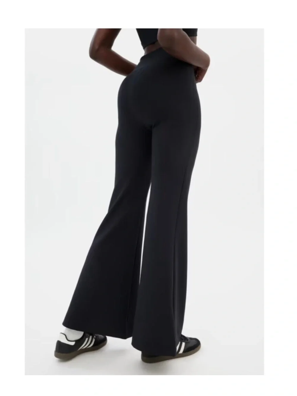 Girlfriend Collective Compressive High Rise Flare Leggings Black XL NEW